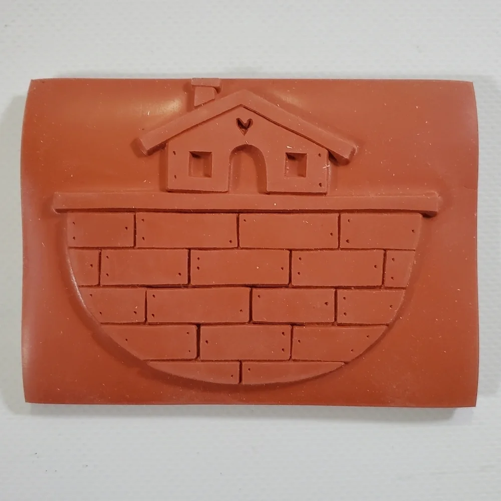 Stampin' Up! Definitely Decorative Noah Rubber Stamp Set 1996 Retired New